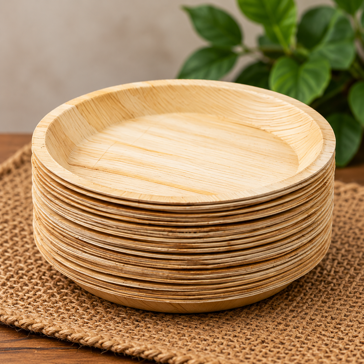 Areca Palm Leaf Plates and Platters