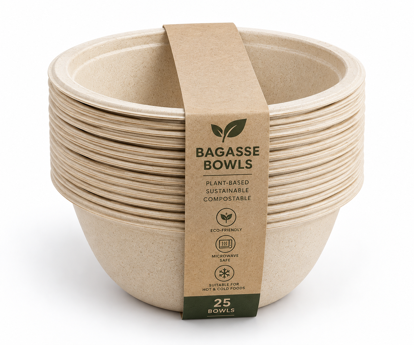 Molded Bagasse Bowls