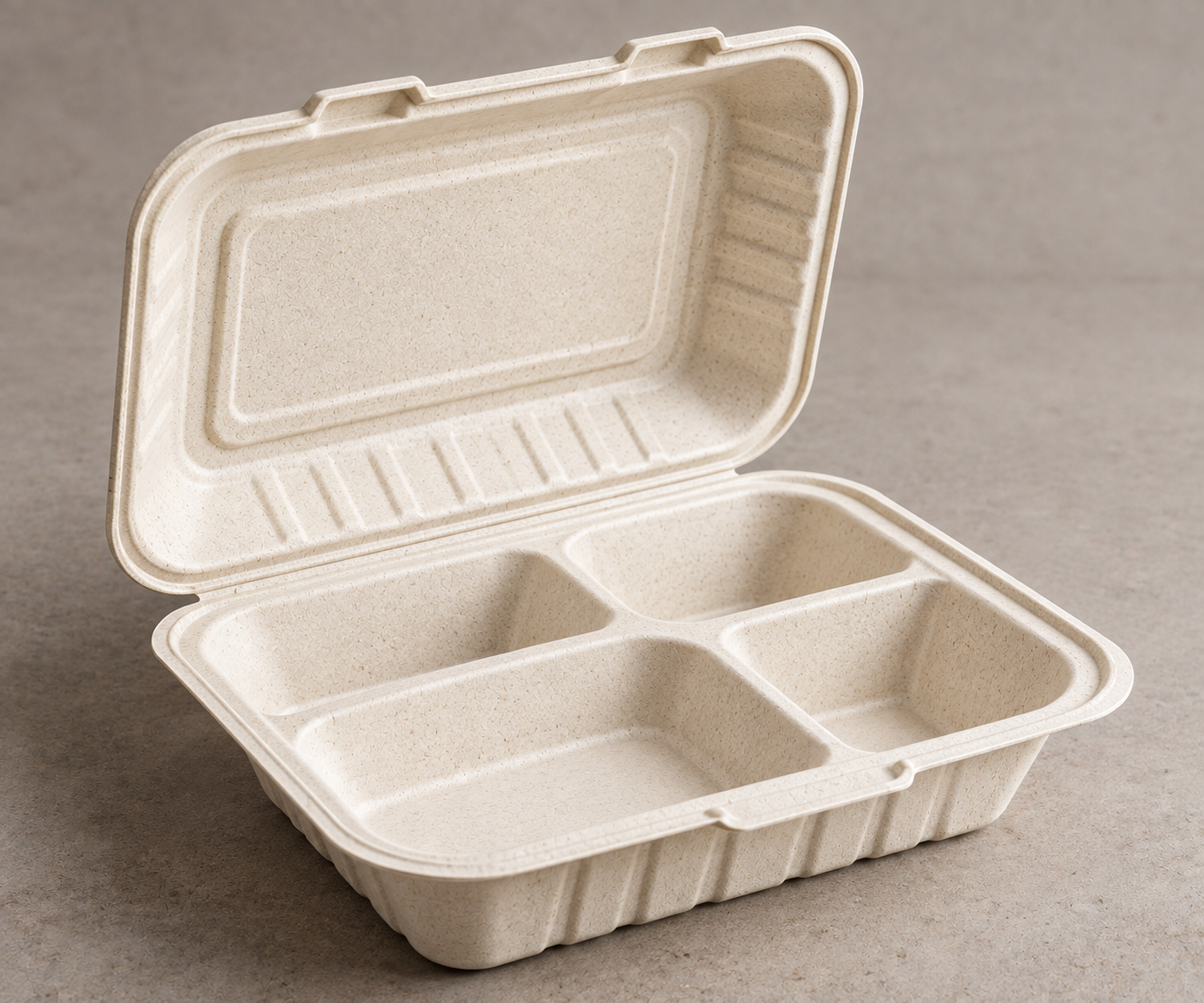 Sugarcane Bagasse Clamshell Containers