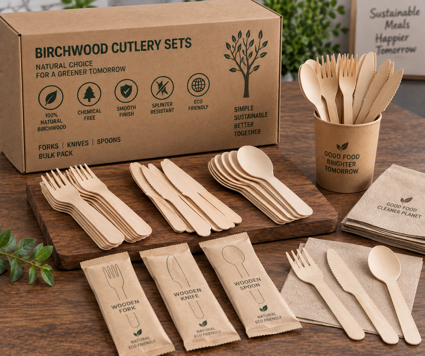 Birchwood Cutlery Sets